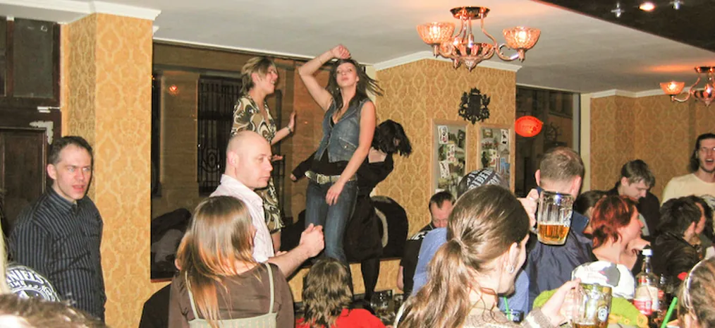Cafe Leningrad atklāšana Kalēju ielā 54 2008. gada 22. martā