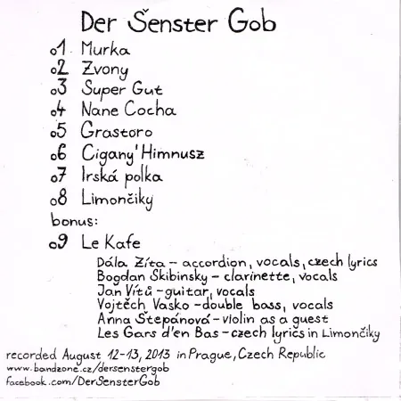 Der Šenster Gob CD